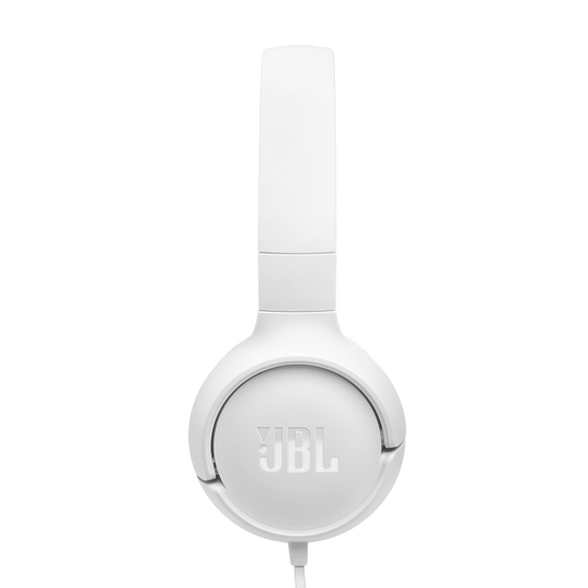 JBL Tune 520C USB-C - White - Hi-Res wired on-ear headphones - Back